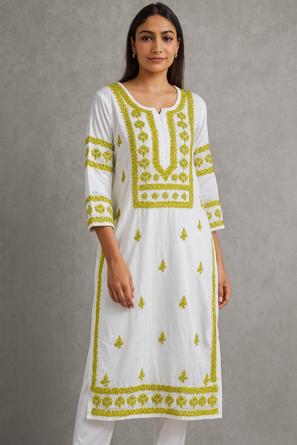 Self Work Green kurti