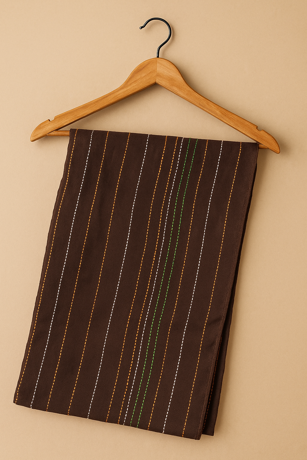 Multi-color Patterned Black Stole