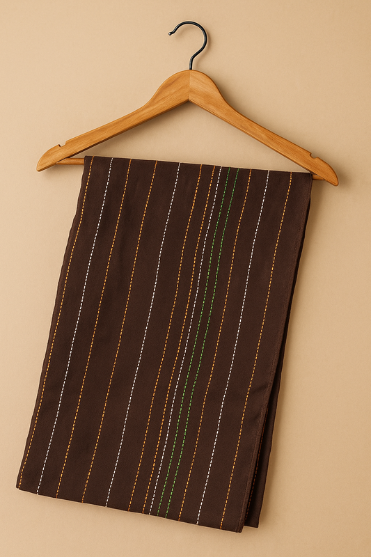 Multi-color Patterned Black Stole