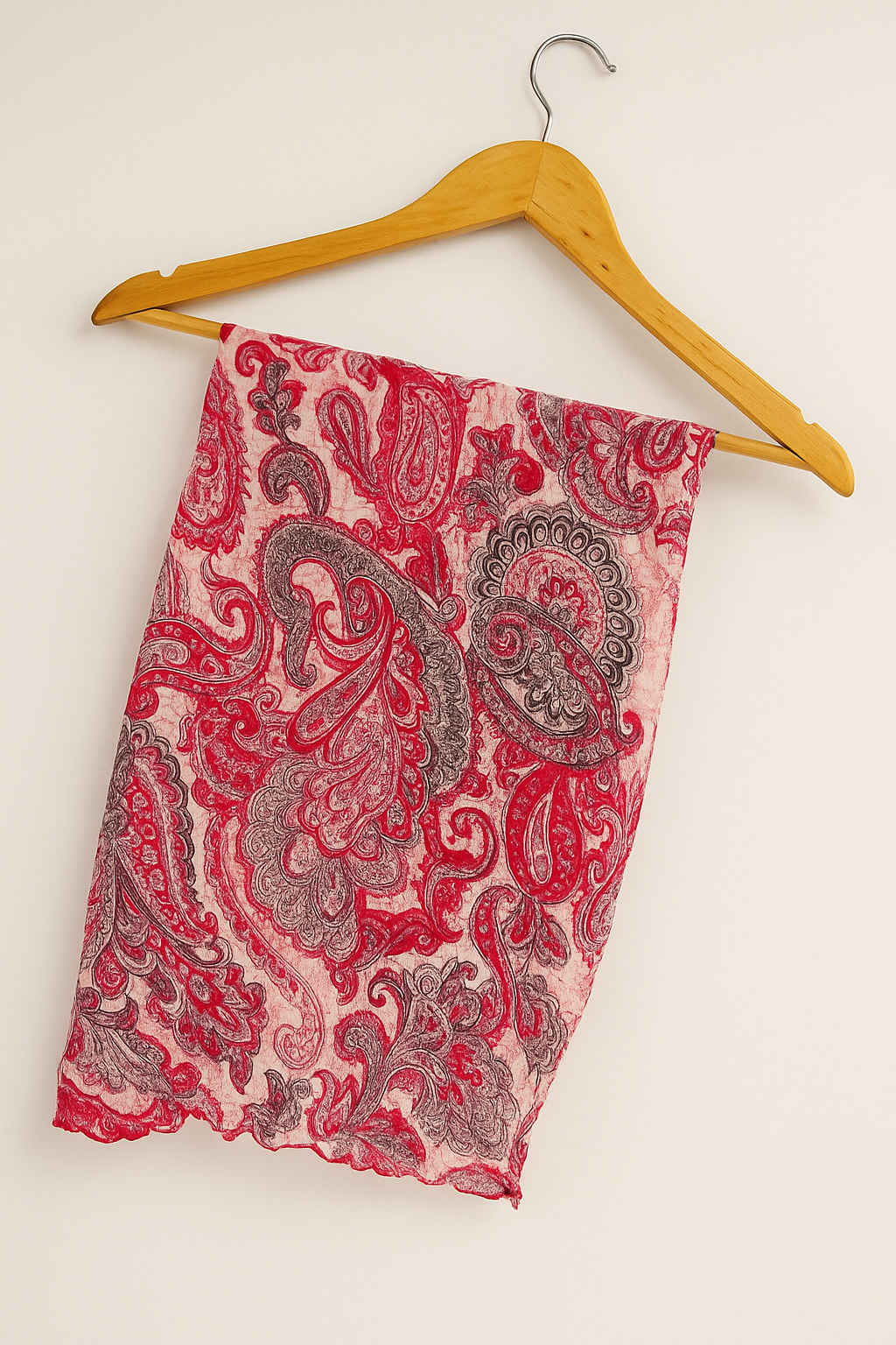 Patterned Pink Stole