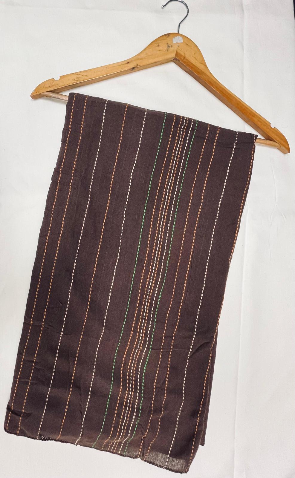 Multi-color Patterned Black Stole