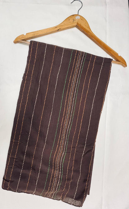 Multi-color Patterned Black Stole