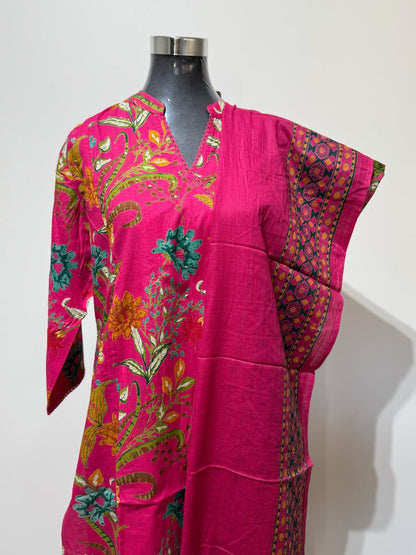 Pink Bold Printed Suit Set